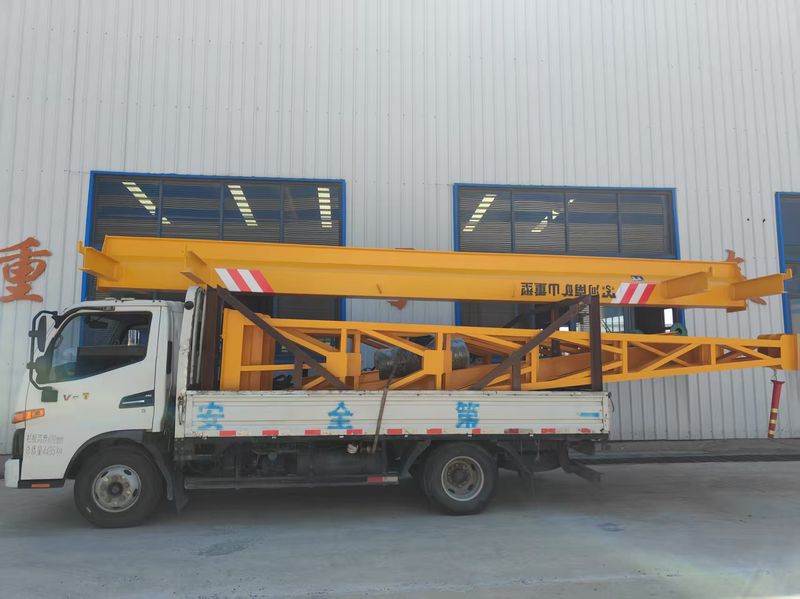 上包下花電動葫蘆門式起重機 MHxh5t-7.35m 制作完成  裝車發出