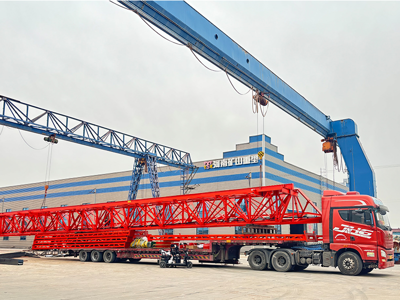 全花架龍門 MH10t-20m 制作完成  裝車發貨